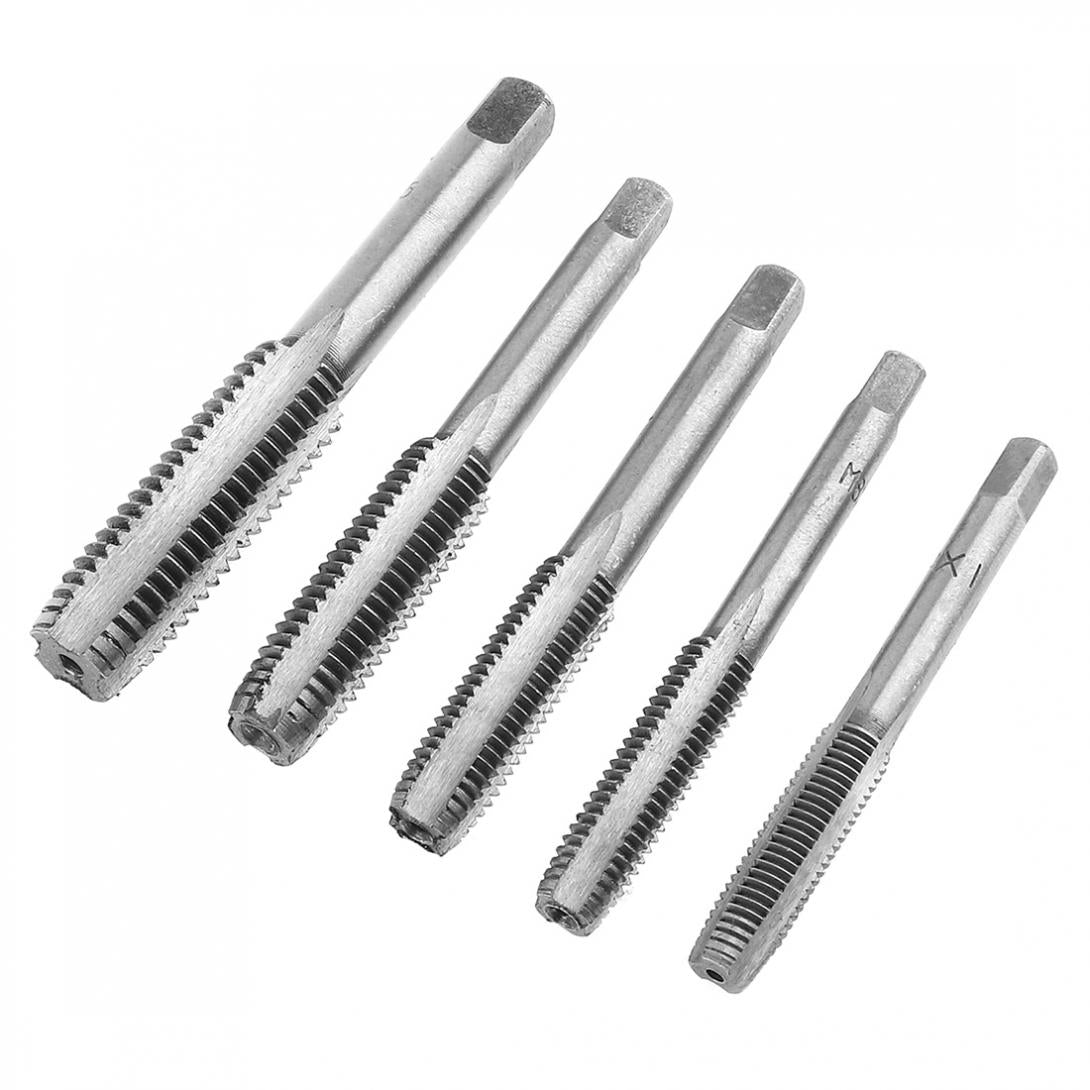 20pcs/lot Tap & Die Set with Small Tap Twisted Hand Tools and 1/16-1/2 Inch NC Screw Thread Plugs Taps Hand Screw Taps
