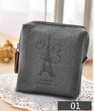 Excellent Quality Vintage Classic Women Man Canvas Coin Purse Zip Wallet Small Mini Bag Case Pouch Holder Retro Money Bags Gift