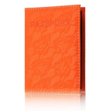 Luxury Elegant Women Passport Cover Pink World Universal Travel Passport ticket holder Cover on the Passport Case passport pouch