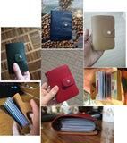 New PU Leather Function 24 Bits Card Case Business Card Holder Men Women Credit Passport Card Bag ID Passport Cover Card Wallet