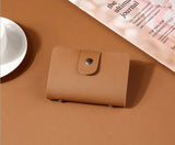 New PU Leather Function 24 Bits Card Case Business Card Holder Men Women Credit Passport Card Bag ID Passport Cover Card Wallet