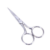 Stainless Steel Nose Hair Scissors Beard Eyebrow Facial Hairs False Eyelashes Trimmer Scissors with Sharp Edge Blades