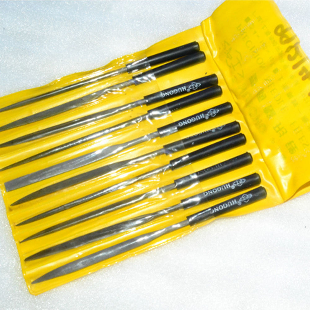 10pcs/set Metal Needles File for Glass Stone Jewelers Diamond Wood Carving Craft Sewing Hand Files Tool