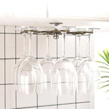 Stainless Steel Wine Rack Round Wine Glass Rack High Glass Rack Cabinet Wall Hanging Storage Box Wine Cabinet Decoration