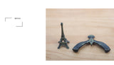 Creative metal balance eagle model landmark building decoration wrought ironl tower toy gift crafts
