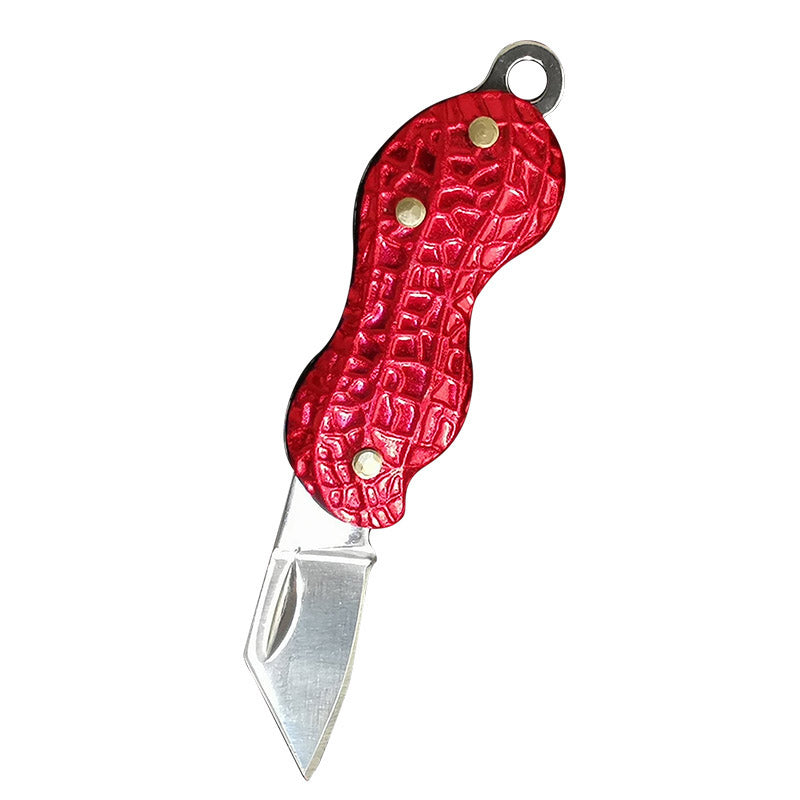 Mini Portable Knife Fold Camping Folding pocket Keychain Outdoor tool Self-defense Peanut knife EDC tool NEW