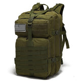 40L Tactical Assault Pack Backpack Molle Waterproof Bug Out Bag Small Rucksack for Outdoor Hiking Camping Hunting sac a dos