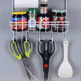 Kitchen multi-functional refrigerator hanger storage shelf for plastic wrap refrigerator side wall kitchen organizers