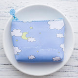 10pcs/lot Fashion Mini Canvas Coin Purse Small Women Wallet Female Purse Korean Cartoon Lovely Style  Purse Coin Purse Money Bag