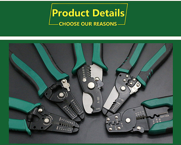Wire Stripper Decrustation Pliers Multi tool Repair Tool Pliers Cable Wire Stripping Pliers Crimping Tool Pliers Combination