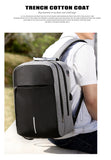 Men Multifunction Anti Theft Backpack 15.6" Inch USB Charging Laptop Backpacks Waterproof Schoolbag Business Travel Bags for Men