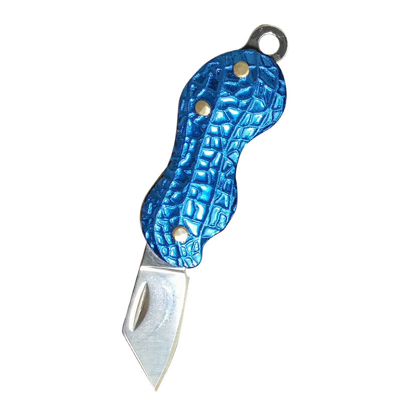 Mini Portable Knife Fold Camping Folding pocket Keychain Outdoor tool Self-defense Peanut knife EDC tool NEW