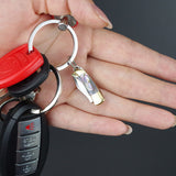 Beautiful Shell Necklace Folding Blade Knife Mini Pocket Wallet Keychain Knives Survival EDC Tool Cutter Peeler Christmas Gift