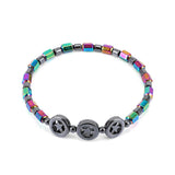 Weight Loss Magnet Anklet Colorful Stone Magnetic Therapy Bracelet Anklet Weight Loss Product Slimming Health Care jewelry