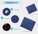 Men Wallets Fashion Solid Color Cross Pattern Open Multi Card Position Wallet Men Leather Purse Men Carteira Billetera Hombre