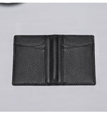 Super Slim Wallet Genuine Leather Mini Credit Card Holder Wallet Male Purse Business Card Holders RFID Wallet Men tarjetero