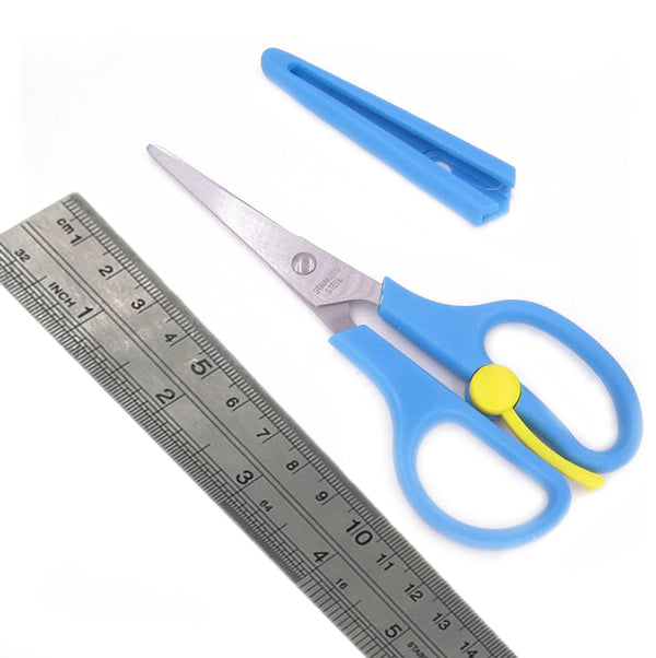 Office Handicraft paper School Student cut craft DIY shear Snip Stationary Scissor Household