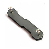 Aluminum Alloy Keychain Flexible Key Holder Clip EDC Aluminum Key Organizer Clip Keys Organizer Folder Keys Wallet Housekeeper