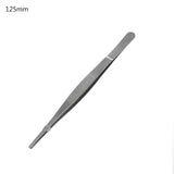 5 Sizes Toothed Tweezers Barbecue Stainless Steel Long Food Tongs Straight Home Medical Tweezer Garden Kitchen BBQ Tool