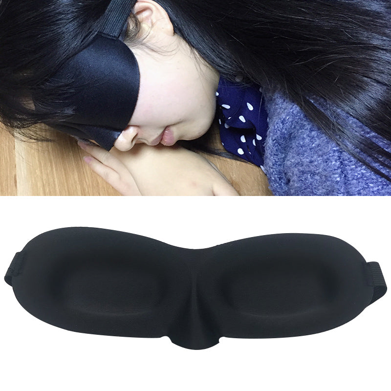 3D Sleeping eye mask Aid Eye Mask Cover Patch Paded Soft Sleeping Mask Blindfold Eye Relax Massager Beauty Tools Main image