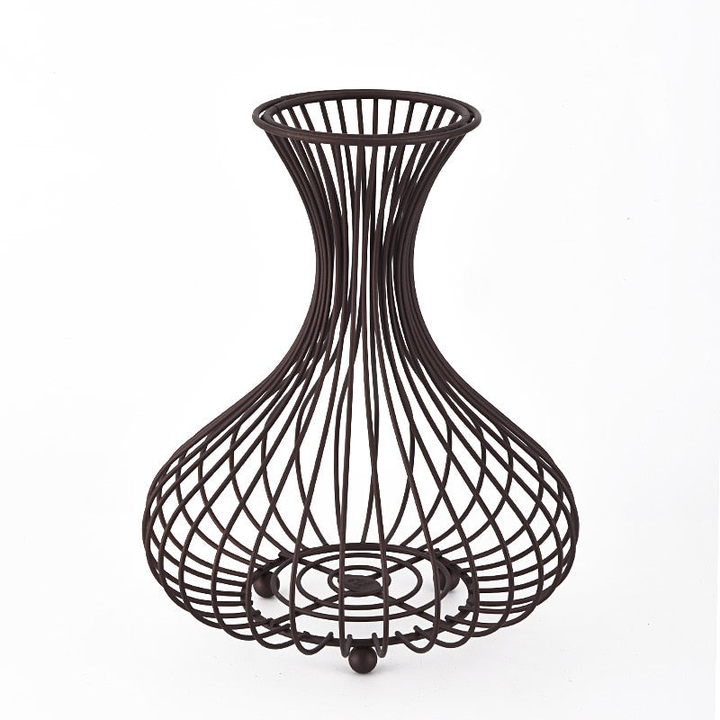 new wine rack wine stopper storage basket wholesale home decoration flower stand table decoration Secondary image