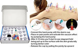 Vacuum Cupping Device Suction Cups Medical Sucker Magnetic Treatment Apparatus Banks Body Massage Cans 12/24pcs/set