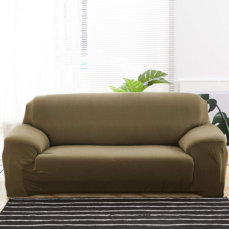 Grey Elastic Sofa Cover Cotton All-inclusive Stretch Slipcover Couch Cover Sofa Towel Sofa Cover for Living Room copridivano 1pc