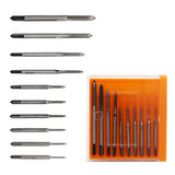 M1 M1.2 M1.4 M1.6 M1.7 M1.8 M2 M 2.5 M 3 M3.5 10pcs/set Hand Tap Thread Wire Tapping/Threading/Taps/Attack Hand Tools