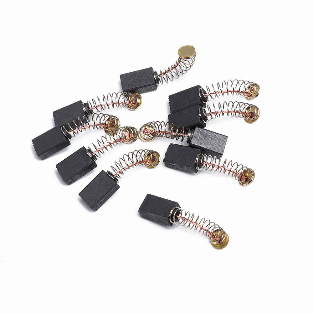 10pcs Mini Drill Electric Grinder Replacement Carbon Brushes Spare Parts For Electric Motors Dremel Rotary Tool 5x8x13mm