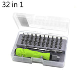 32 In 1 Screwdriver Set Precision Mini Magnetic Screwdriver Bits Kit Phone Mobile IPad Camera Maintenance Tool Repair