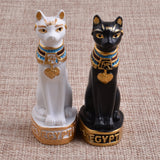 Egyptian Cat Figurine Statue Decoration Vintage Cat Goddess Bastet Statue Home Garden