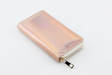 New Fashion Laser Zipper Long Wallet Women Leather Money Pouch Coin Phone Card Passport Holder Clutch Wallets Female Purses