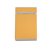 Personality Creative Aluminum Smoking Cigarette Case Men Cigar Tobacco Holder Pocket cigarette Box Storage Container Man Gift