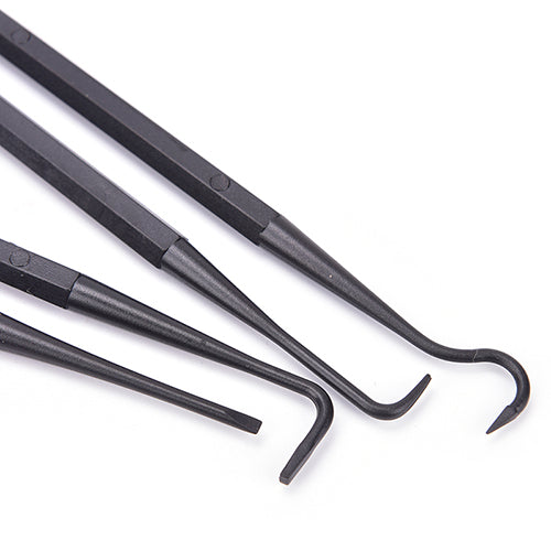 3pcs 17cm Steel / Nylon / Brass Brush + 4pcs Nylon Pick Set Suitable for Cleaning Paint / Rust / Dirt