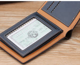 Vintage Men Leather Brand Luxury Wallet Short Slim Male Purses Money Clip Credit Card Dollar Price Portomon Carteria billetera