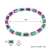Weight Loss Magnet Anklet Colorful Stone Magnetic Therapy Bracelet Anklet Weight Loss Product Slimming Health Care jewelry