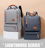 Men's Backpack Casual Business Notebook Backpack Light 15.6-inch Laptop Bag Anti Theft Backpack Travel Rucksack Gray sac a dos