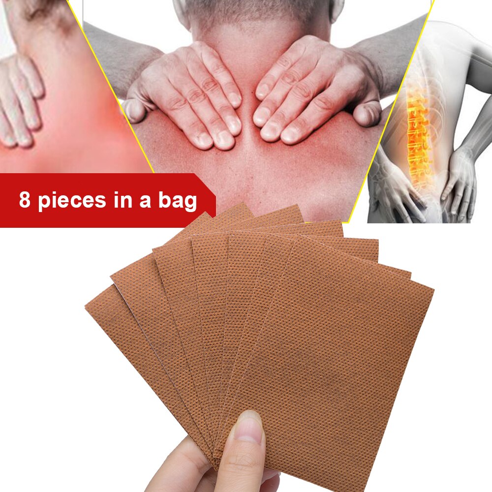 8Pcs/bag Tiger Balm Pain Relief Patch Chinese Medical Knee Shoulder Neck Waist Arthritis Health Care Plaster C1583 Secondary image
