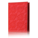 Luxury Elegant Women Passport Cover Pink World Universal Travel Passport ticket holder Cover on the Passport Case passport pouch