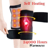 Knee Brace Support Kneepad Protector Tourmaline Self heating Belt Magnetic Protective Knee Massage Therapy Arthritis 2 PCS/lot