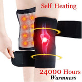2 PCS/lot Knee Brace Support Kneepad Protector Tourmaline Self heating Belt Magnetic Protective Knee Massage Therapy Arthritis