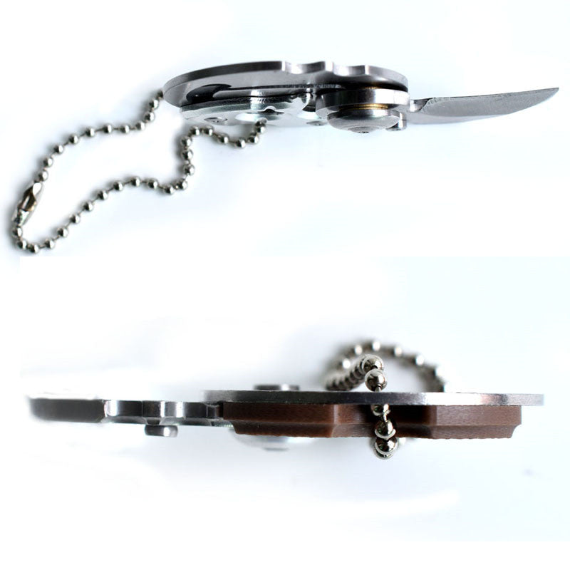 Pocket Fold Mini knife Gear Peeler Peel Combat Open Camp Coin Outdoor Self Defend EDC Opener Parcel Box Claw Package Letter