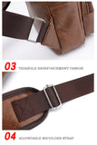 Men's Crossbody Bags Men's USB Chest Bag Designer Messenger bag Leather Shoulder Bags Diagonal Package NEW Backpack Travel