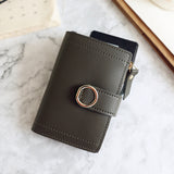 Women Wallets Small Fashion Brand Leather Purse Women Ladies Card Bag For Women  Clutch Women Female Purse Money Clip Wallet