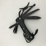 Titanium Black Multifunctional Swiss Knife Multi Purpose Army Folding Pocket Knife Outdoor Camping Survival EDC Tool