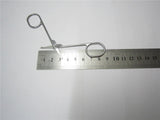 Stainless Steel Beauty Mini Small Bend blade Eyebrow Eyelash scissor Trimmer Makeup Cosmetic Tool shear trim manicure
