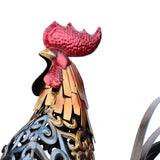 Metal Figurine Iron Rooster Home Decor Articles Vivid Colorful Figurine Craft Gift For Home Decoration Accessories