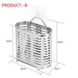 Multifunction Storage Box Rack Kitchen Organizer For Chopsticks Spoon Fork Stainless Steel Storage Rack Cutlery Holder Organizer