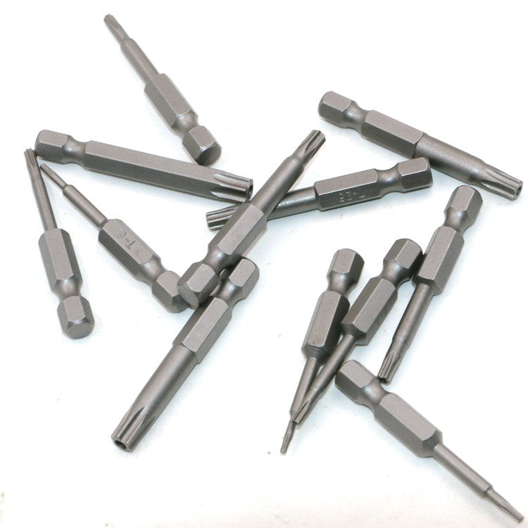 11pcs 12pcs Security Bit Set Tamper Proof Screwdriver Drill Bit Screw Driver Bits Torx Flat Head 1/4"  Hex Driver Bits