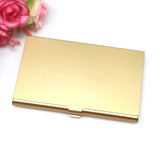 Creative Casual Business Card Case Stainless Steel Aluminum Holder Metal Box Cover Credit Men Business Card Holder Metal Wallet
